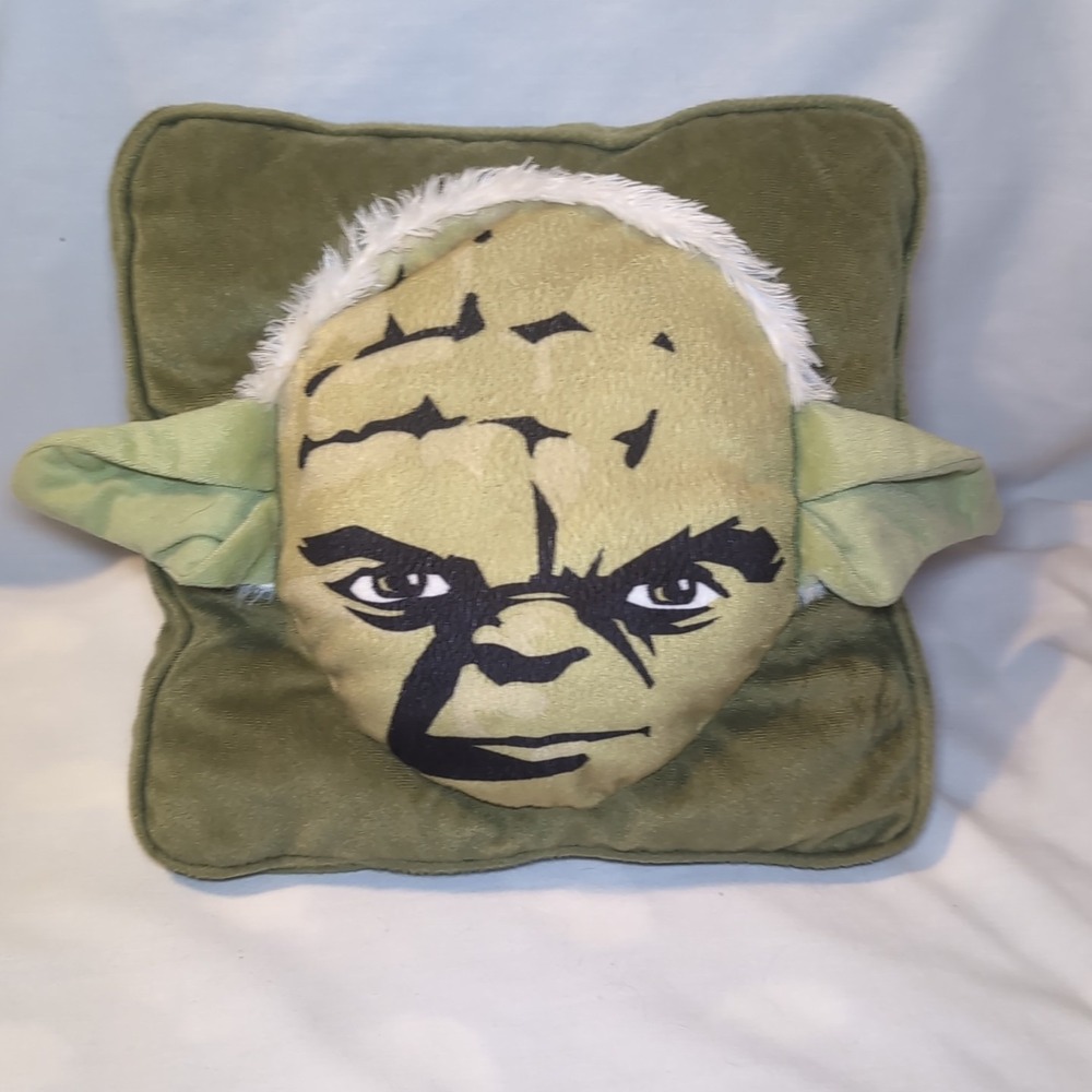 2015 Northwest Yoda Pillow STAR WARS Lucasfilm 14" x 14"